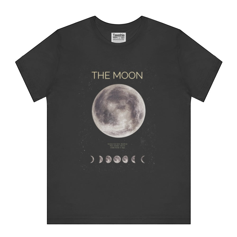 The Moon Phases Graphic Dark Theme T-Shirt product type