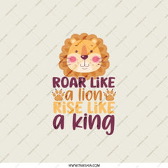 Roar Like a Lion Pocket Mirror, Rise Like a King Compact Mirror, Motivational Pocket Mirror, Lion Gift, King Gift, Inspirational Quote - Tawshia