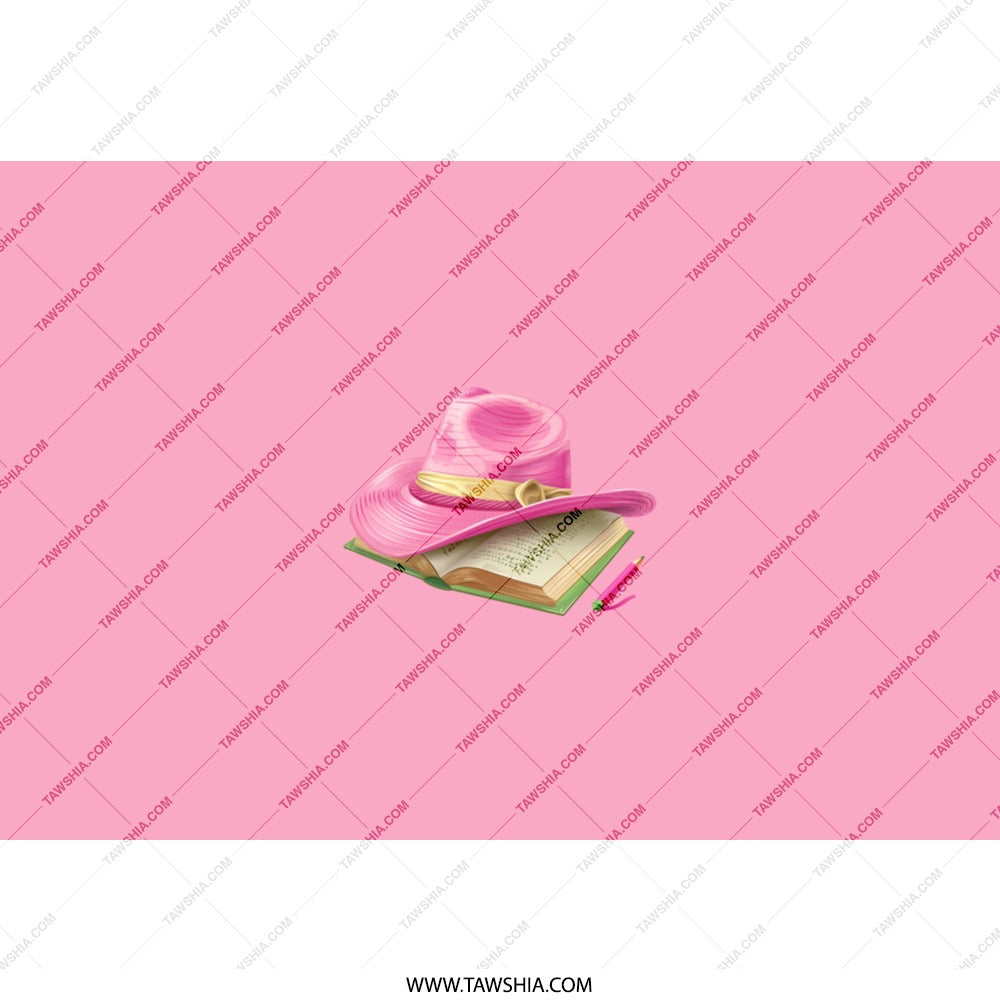 Pink Sorority Tumbler, Diva Hat and Book Tumbler, Sisterhood Gift, Divine Nine, Birthday Gift, Gift for Graduate, Pink and Green - Tawshia