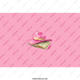 Pink Sorority Tumbler, Diva Hat and Book Tumbler, Sisterhood Gift, Divine Nine, Birthday Gift, Gift for Graduate, Pink and Green - Tawshia