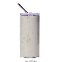 Autumn Books Tumbler, Fall Leaves Tumbler, Cozy Season Tumbler, Book Lover Gift, Library Decor, Reading Theme, Tumbler with Straw - Tawshia