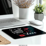 Love Recipe Mouse Pad, Secret Ingredient, Cooking Love, Kitchen Decor, Gift for Cook, Chef Gift, Heart Mousepad, Foodie Gift, Office Desk - Tawshia