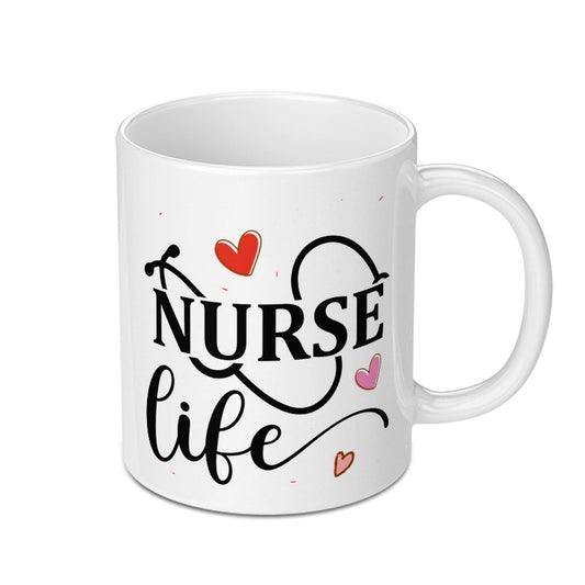 Nurse Life Mug, Gift for Nurses, Nursing School Graduation Gift, Appreciation Gift, Medical Professional Mug, Nurse Coffee Mug - Tawshia
