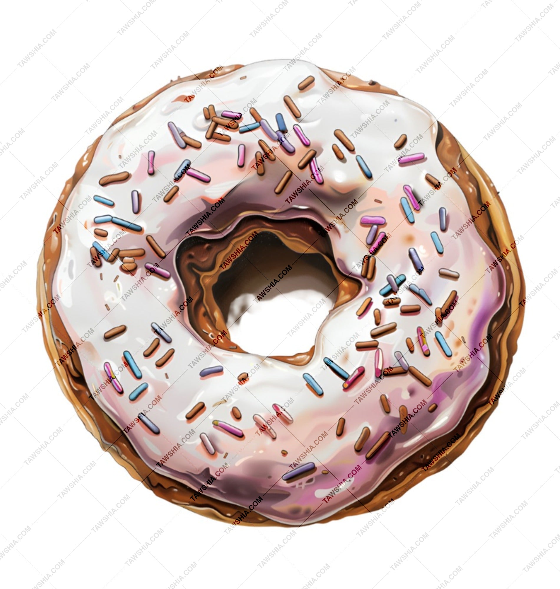 Donut Mug, Sprinkled Donut, Foodie Gift, Sweet Treat Mug, Dessert Lover Gift, Coffee Mug, Donut Lover Present, Ceramic Mug - Tawshia