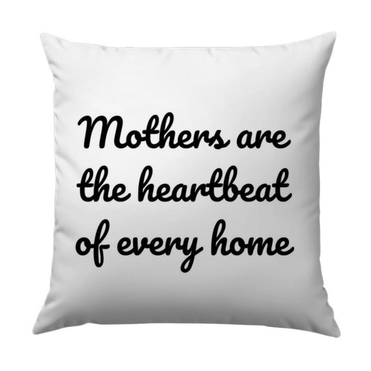 Mothers Heartbeat Home Pillow, Mothers Day Decor, Mom Gift, Decorative Pillow, Throw Pillow, Gift For Mom, Home Decor Pillow - Tawshia