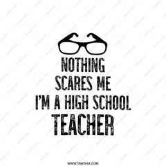 High School Teacher Pillow, Funny Teacher Gift, Teacher Appreciation, End of Year Gift, Decorative Pillow, Throw Pillow, Accent Pillow - Tawshia