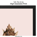 Maple Leaf Wall Art Print, Botanical Art, Autumn Decor, Fall Foliage, Nature Print, Leaf Print, Wall Decor, Home Decor, Modern Wall Art - Tawshia