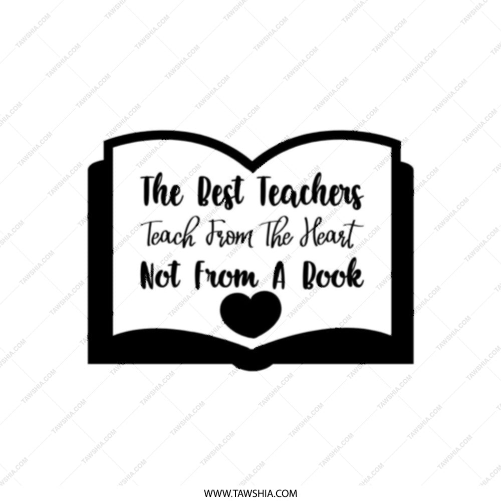 Best Teachers Tote Bag, Teacher Appreciation Gift, Heart Teaching Bag, Teacher Quote Bag, End of Year Gift, Teacher Gift Idea - Tawshia