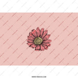 Pink Daisy Tumbler, Floral Design Tumbler, Flower Tumbler, Botanical Tumbler, Drinkware Tumbler, Nature Lover Gift Tumbler - Tawshia