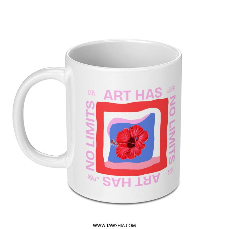 Art Has No Limits Vibrant Graphic Mug product