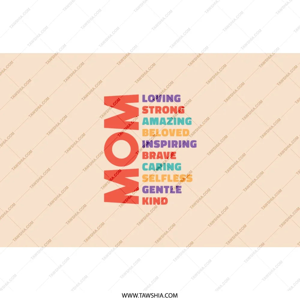 Loving Strong Amazing Beloved Inspiring Brave Caring product