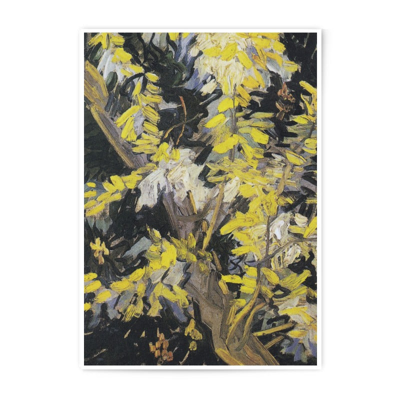 Van Gogh Tree Photographic Print, Yellow Leaves Art Print, Impressionist Wall Decor, Fine Art Photography, Famous Painting Reproduction - Tawshia