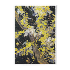 Van Gogh Tree Photographic Print, Yellow Leaves Art Print, Impressionist Wall Decor, Fine Art Photography, Famous Painting Reproduction - Tawshia