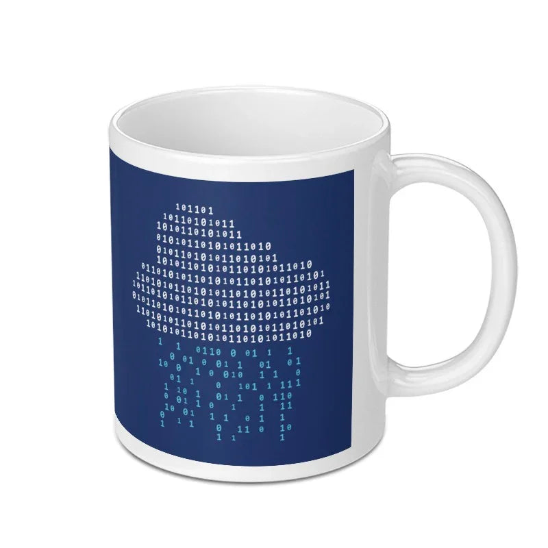 Binary Mushroom Coding Design Coffee Mug product