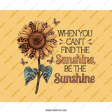 Sunflower Mouse Pad, Inspirational Quote, Be the Sunshine, Butterfly Mousepad, Cute Desk Decor, Unique Computer Accessory - Tawshia