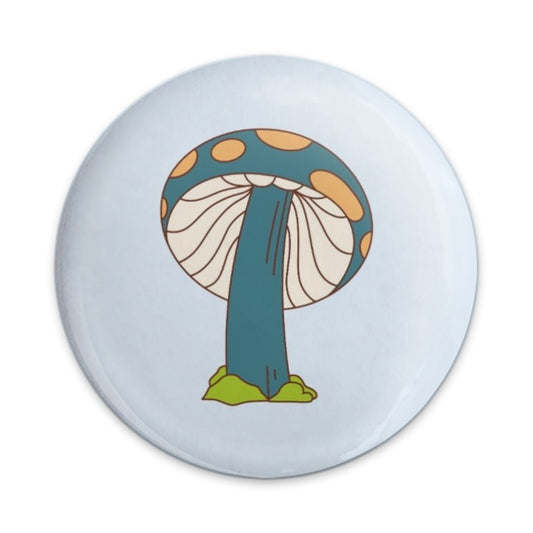 Mushroom Pinback Button, Fungi Badge, Cute Button, Trendy Accessories, Kawaii Badge, Indie Aesthetic, Mushroom Core Gift, Trendy Pin Button - Tawshia