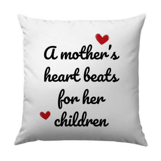 Mother's Heart Pillow, Mom Gift, Decorative Pillow, Sentimental Pillow, Love Pillow, Mother's Day Gift, Home Decor Pillow - Tawshia