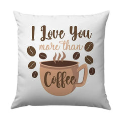 Coffee Lover Pillow, Coffee Bean Pillow, Coffee Quote Pillow, Funny Coffee Pillow, Home Decor Pillow, Gift for Coffee Lover - Tawshia