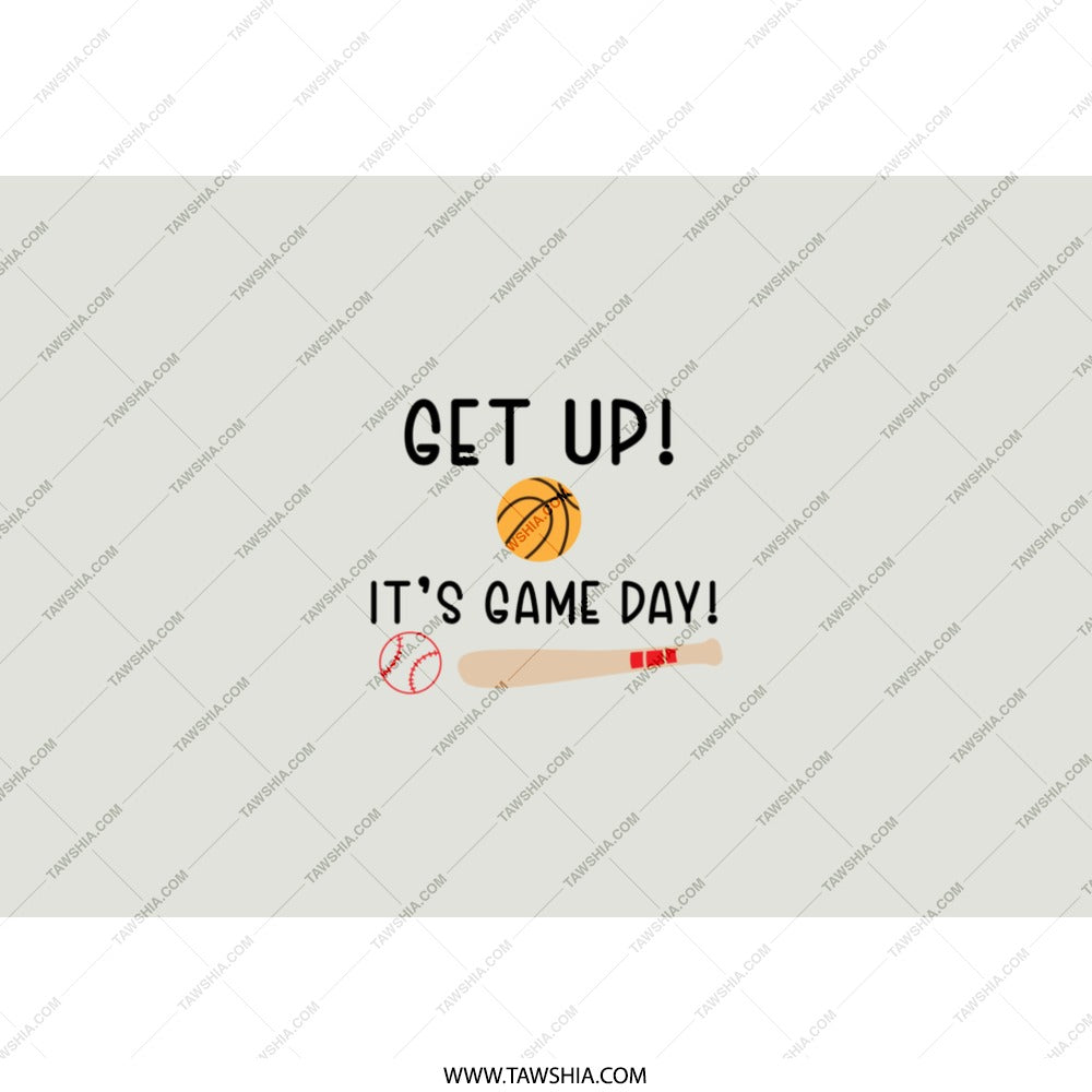Get Up Its Game Day Tumbler, Sports Fan Gift, Basketball Baseball Tumbler, Game Day Cup, Travel Mug, Sports Lover, Gift Idea - Tawshia