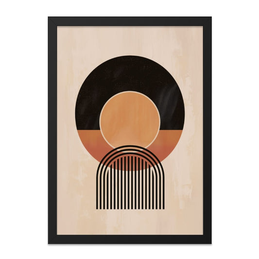 Modern Geometric Wall Art, Abstract Circle Print, Minimalist Artwork, Home Decor, Contemporary Design - Tawshia