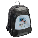 Blue Poppy Flower Backpack, Floral Print Rucksack, Botanical Design Daypack, Stylish School Backpack, Travel Backpack, Gift Idea - Tawshia
