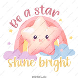 Be a Star Mug, Cute Star, Shine Bright Mug, Motivational Mug, Positive Vibes, Gift for Her, Inspiration Mug, Star Mug, Coffee Mug - Tawshia