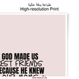 Best Friends Photographic Prints, Funny Sister Quote Art, Gift for Friends, Soul Sister Wall Art, Unique Home Decor, Sisterhood Prints - Tawshia