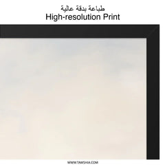 Abstract Landscape Wall Art, Neutral Tones Artwork, Modern Home Decor, Coastal Wall Decor, Calming Wall Hanging - Tawshia