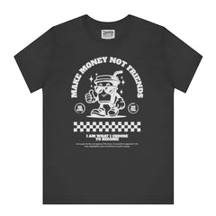 Make Money Not Friends Graphic Black T-shirt product