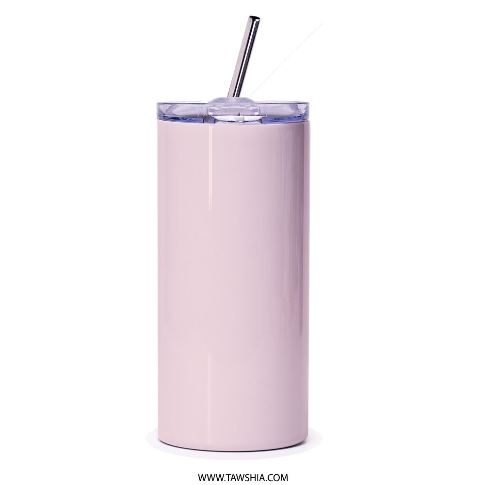 Pink Magnolia Tumbler, Floral Tumbler, Flower Tumbler, Botanical Tumbler, Tumblers With Straw, Gift For Her, Birthday Gift, Unique Gift - Tawshia