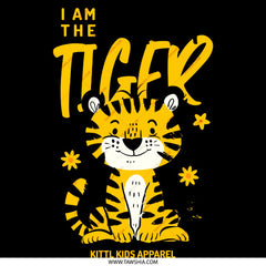 I Am The Tiger Graphic Kids T-Shirt Apparel product type