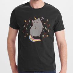 Cute Unicorn Cat Graphic Design T-Shirt product