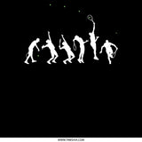 Tennis Players Silhouettes Design Unique Sports product