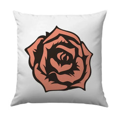 Rose Pillow, Floral Throw Pillow, Modern Home Decor Pillow, Botanical Pillow, Flower Accent Pillow, Decorative Cushion, Gift Idea - Tawshia