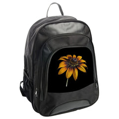 Black Eyed Susan Backpack, Floral Backpack, Flower Print Bag, Botanical Backpack, Nature Lover Gift, Unique Backpack Design, School Backpack - Tawshia