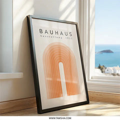 Bauhaus Ausstellung 1923 Wall Art, Minimalist Print, Geometric Poster, Exhibition Artwork, Modern Home Decor - Tawshia