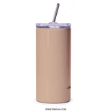 Whimsical Building Tumbler, Colorful House Drinkware, Unique Home Design, Art Inspired Travel Tumbler, Artistic Gift Idea - Tawshia