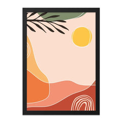 Abstract Art Print, Minimalist Wall Art, Boho Home Decor, Modern Art, Living Room Art, Botanical Print, Wall Decor, Framed Art (139) - Tawshia