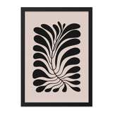 Abstract Leaves Wall Art, Botanical Print, Modern Home Decor, Minimalist Wall Decor, Contemporary Art, Housewarming Gift, Framed Art - Tawshia