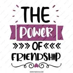 Friendship Power Pinback Button, Best Friend Gift, Encouragement Button, Friendship Quote Button, Positive Saying Pin Button, Friend - Tawshia