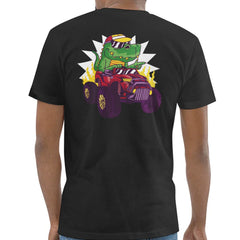 Cartoon Crocodile in Monster Truck Graphic Tee product type