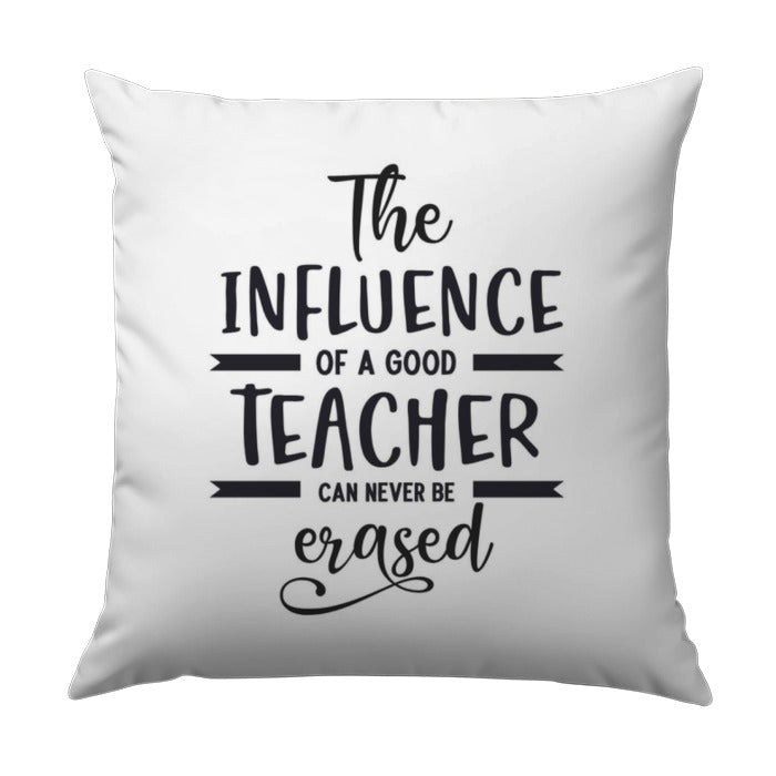 Teacher Influence Pillow, Teacher Appreciation Gift, Inspirational Pillow, Gift for Teachers, Thank You Teacher Present, Teacher Decor - Tawshia