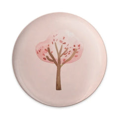Pink Cherry Blossom Tree Pinback Button, Watercolor Art Style Badge, Cute Nature Gift, Accessories for Jackets, Bags - Tawshia