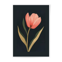 Tulip Photographic Print, Floral Wall Art, Modern Botanical Print, Home Decor, Fine Art Print - Tawshia