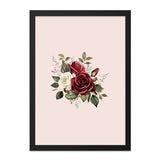 Rose Bouquet Wall Art, Floral Print, Botanical Art, Elegant Home Decor, Flower Painting, Gift for Her - Tawshia