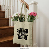 Short Best Friend Tote Bag, Coffee Lover Gift, Friendship Bag, Gift for Bestie, Short Coffee Friend Gift, Funny Tote Bag, Gift for Her - Tawshia