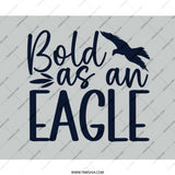 Bold As An Eagle Mouse Pad, Inspirational Quote Mousepad, Bird of Prey, Motivational Office Decor, Unique Gift Idea, Eagle Lover Gift - Tawshia