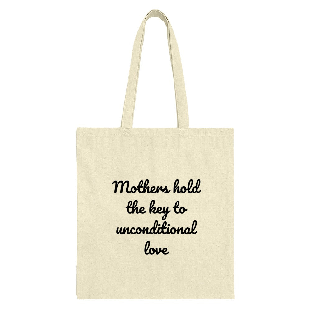 Mothers Hold The Key Tote Bag, Unconditional Love Design, Gift For Mom, Shopping Bag, Everyday Bag, Reusable Tote, Mothers Day Gift - Tawshia