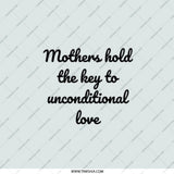 Mothers Love Pocket Mirror, Unconditional Love Mirror, Sentimental Gift, Mom Gift, Pocket Mirror For Purse, Handbag Mirror - Tawshia