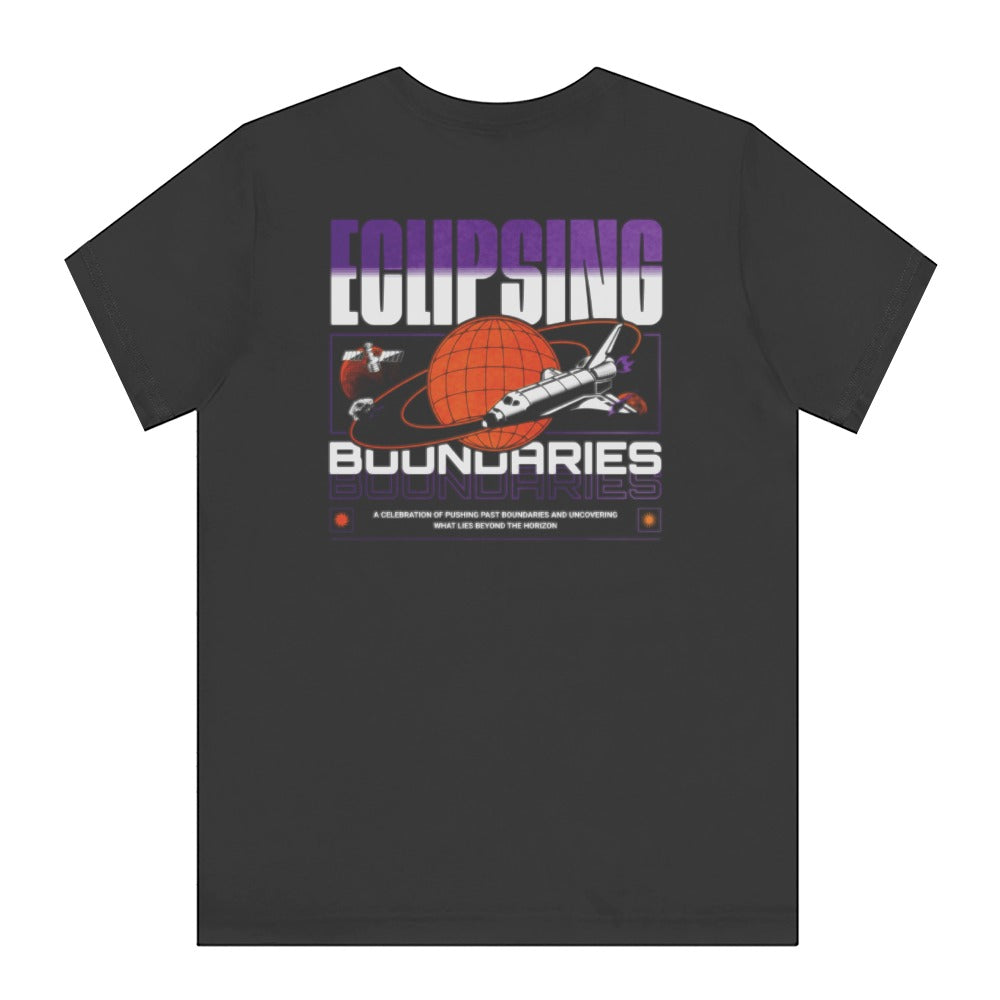 Eclipsing Boundaries Space Themed Graphic T-shirt Product